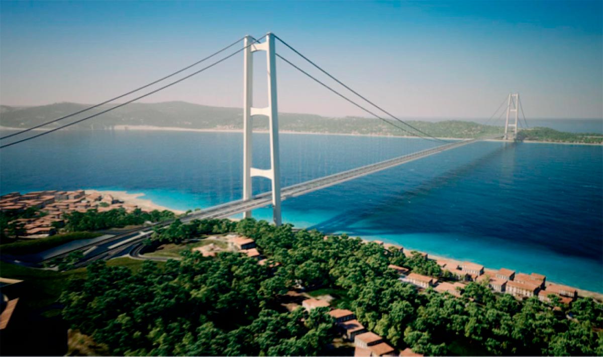 世界最長吊り橋2025年着工、IHIが参画 | 日経クロステック（xTECH）