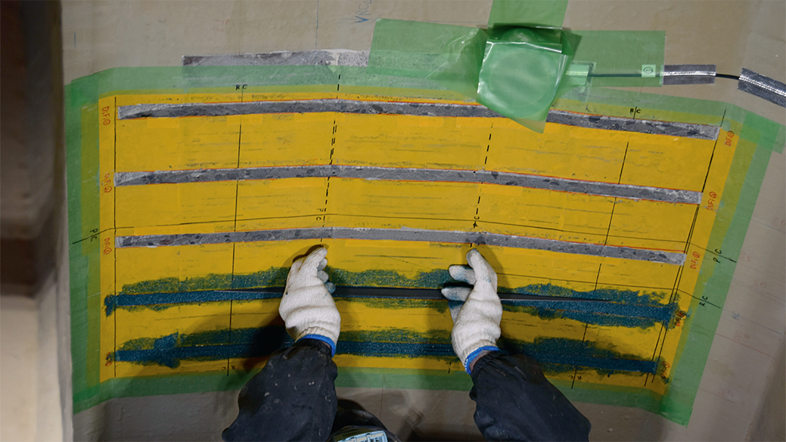 PC橋の桁と間詰め部を一体化