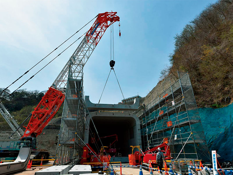 隅を丸めたボックスカルバートを初適用