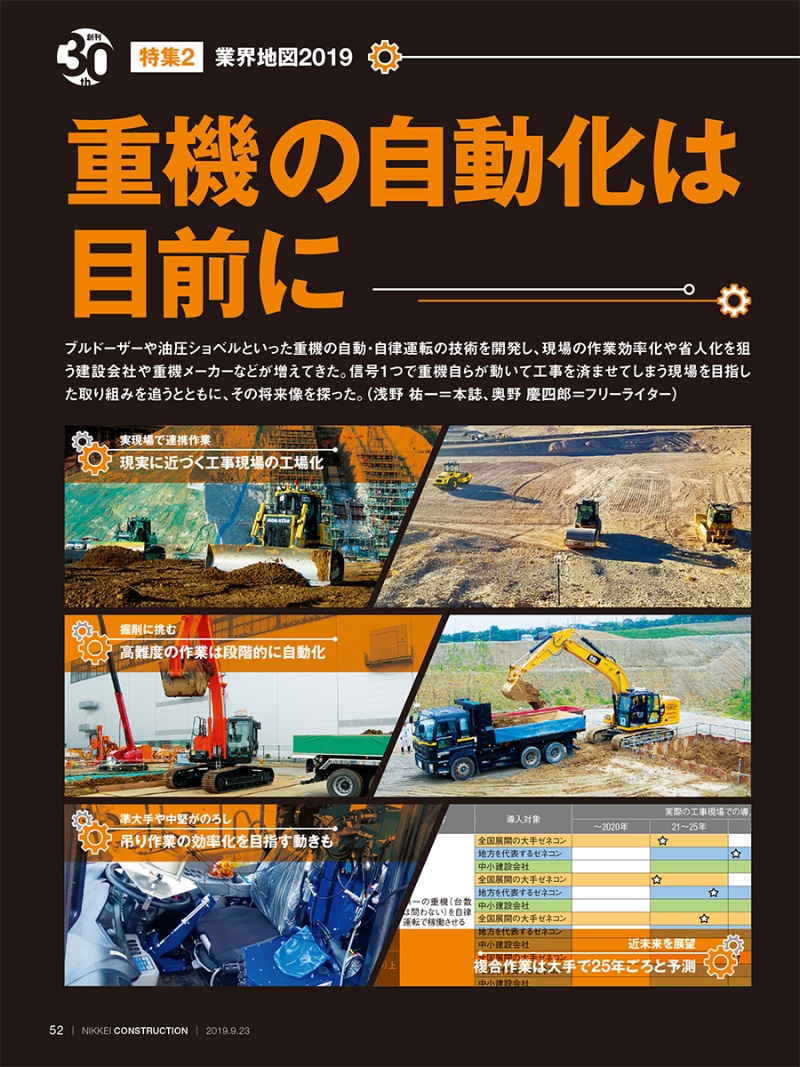 重機の自動化は目前に 日経クロステック Xtech 重機の自動化は目前に 日経クロステック Xtech