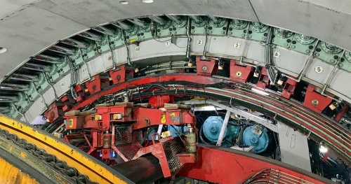大深度地下で掘進中だったシールドトンネル(写真:東日本高速道路会社)