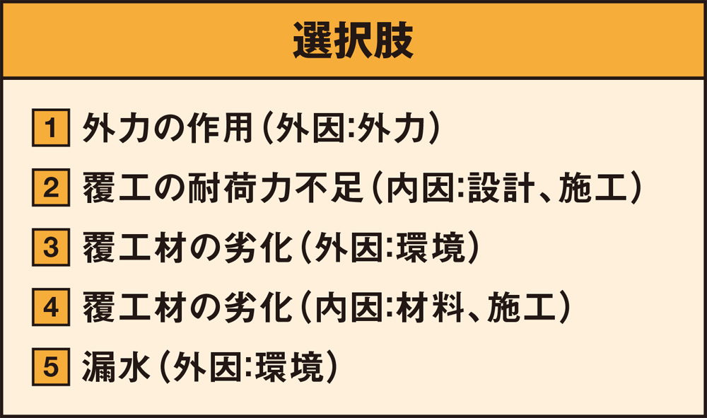 9つのトンネルの変状原因は？ 写真と維持管理便覧から推定（2ページ目