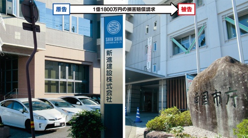 資料1■ 入札時の評価にミスがあったとして建設会社が発注者を訴えた(写真:日経クロステック)