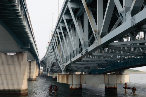 資料1■ 「第2期」大規模修繕の有力候補の荒川湾岸橋（写真：日経コンストラクション）