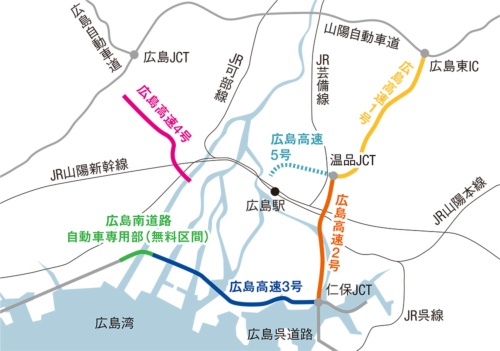 資料2■ 4路線25kmが供用中の広島高速