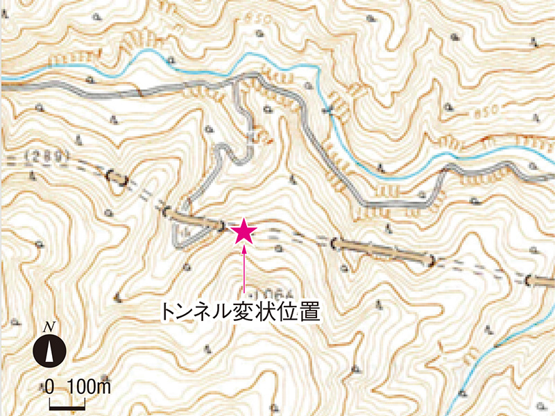 建設直後のトンネルに変状、断層破砕帯の膨張圧以外の原因は？