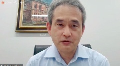 オンラインで実施した報道機関向け発表会で研究成果を紹介する京都大学の木本氏(撮影:オンライン会見を日経クロステックがキャプチャー)
