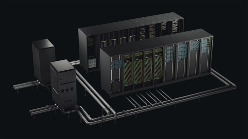 図1 AIデータセンターのイメージ(出所:NVIDIA)