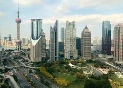 上海の街の風景
