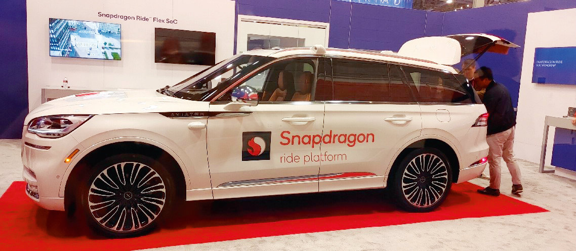 図1　Qualcomm Technologiesのデモ車両