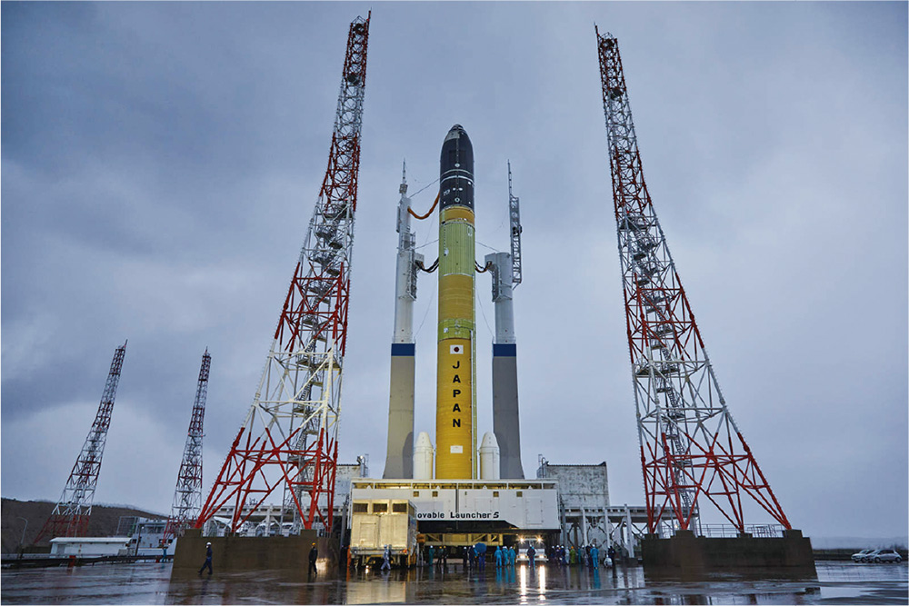 H3ロケットが種子島で立ち姿を披露、最初のヤマ場「極低温点検」に成功