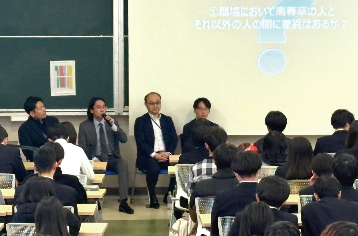 高専生に伝える技術者の「生きざま」、日立や川崎重工らのエンジニアが