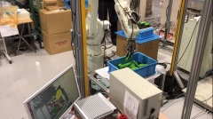 図　トヨタ自動車が採用した川崎重工業のばら積みピッキングロボット