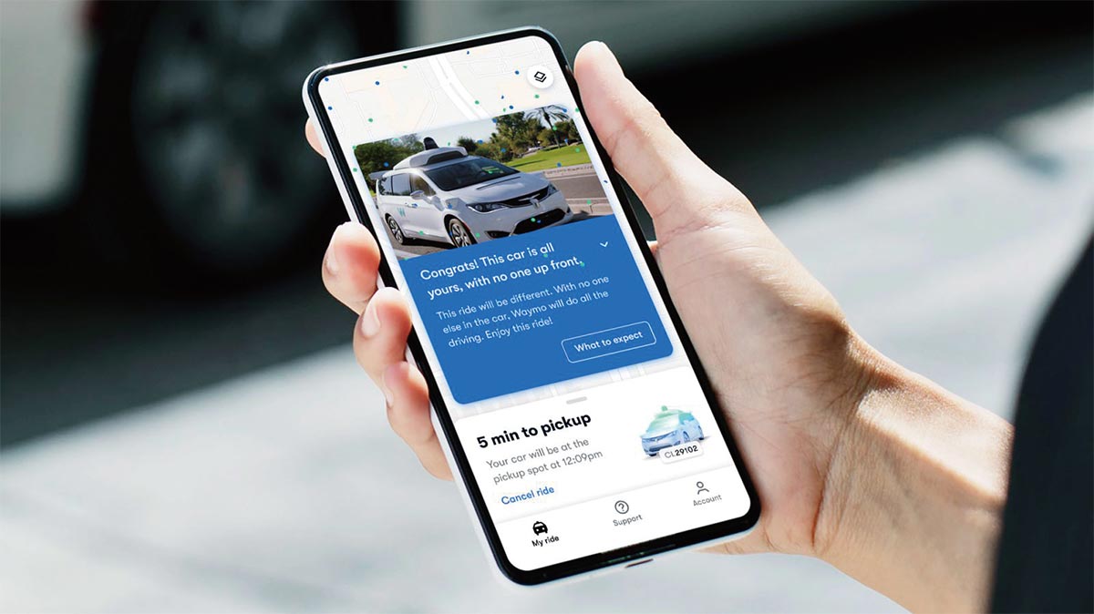 図2　Waymoは無人運転の配車サービスを実用化している