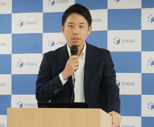 図1　キャディ代表取締役CEOの加藤勇志郎氏