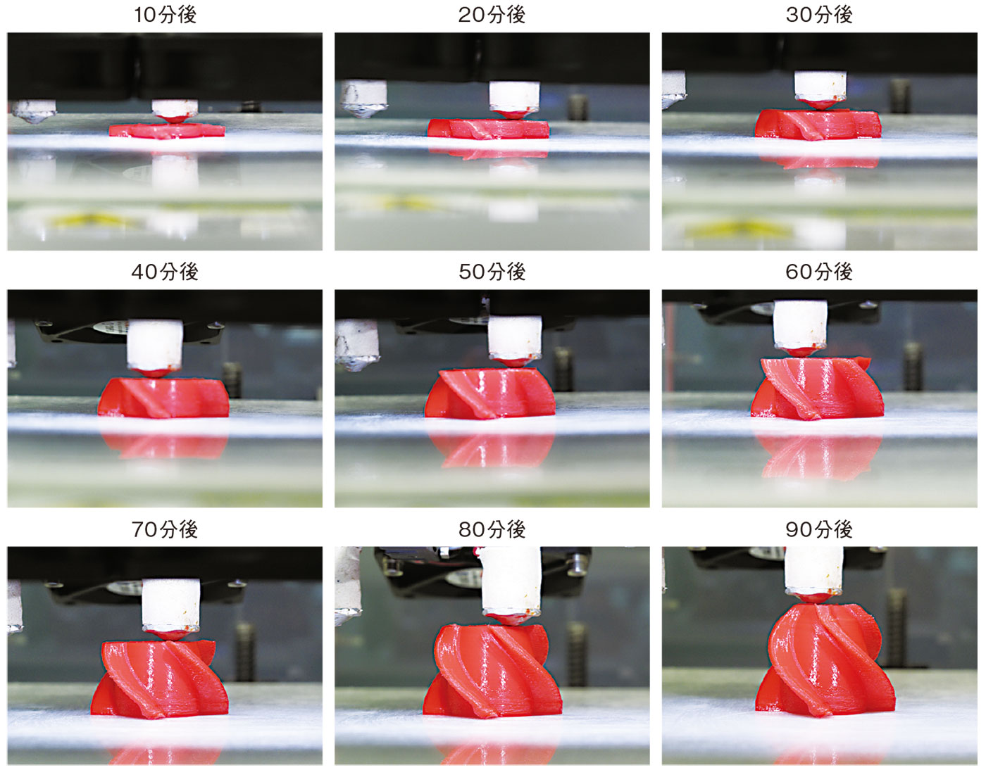 図1　3Dプリンターで造形している様子