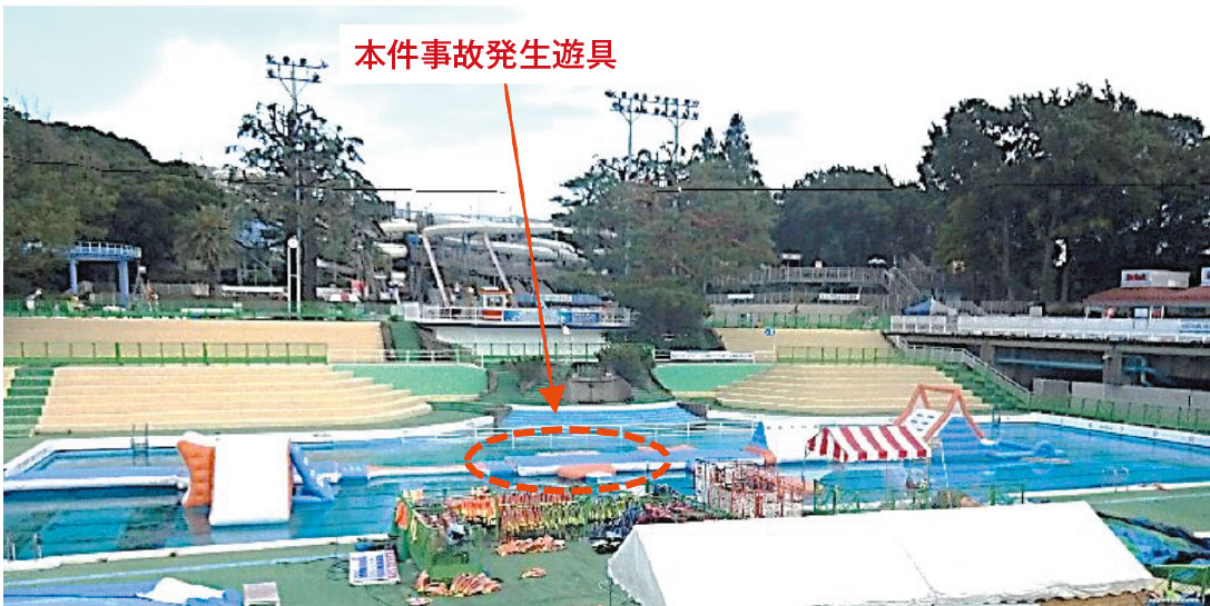 図1　事故が発生した水上遊戯施設
