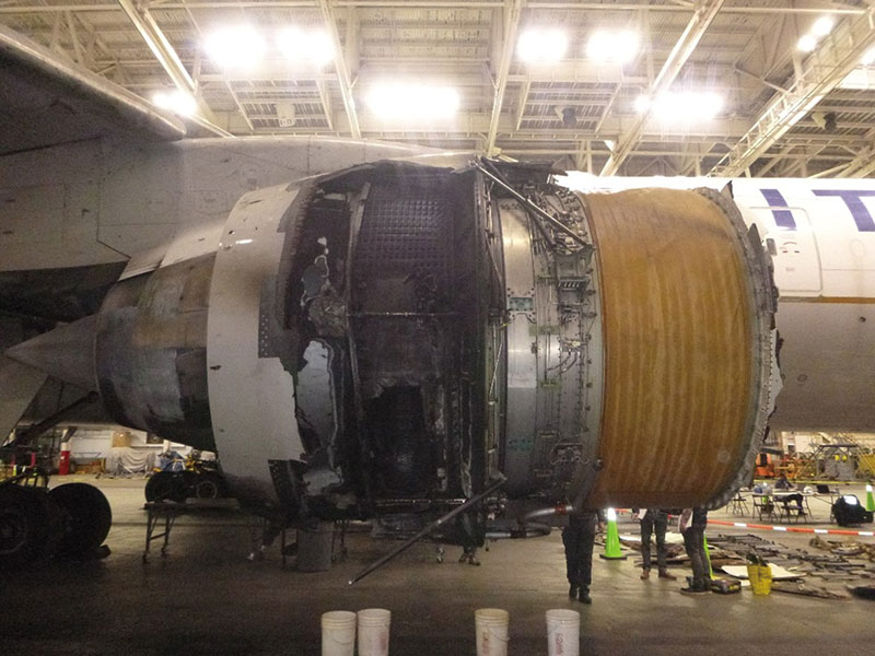 0.1mmの金属粒」が招いたブレード破断、那覇発日本航空B777の 0.1mmの金属粒」が招いたブレード破断、那覇発日本航空B777の