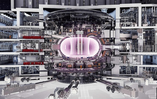 図1　国際プロジェクトで建設する核融合実験炉のイメージ