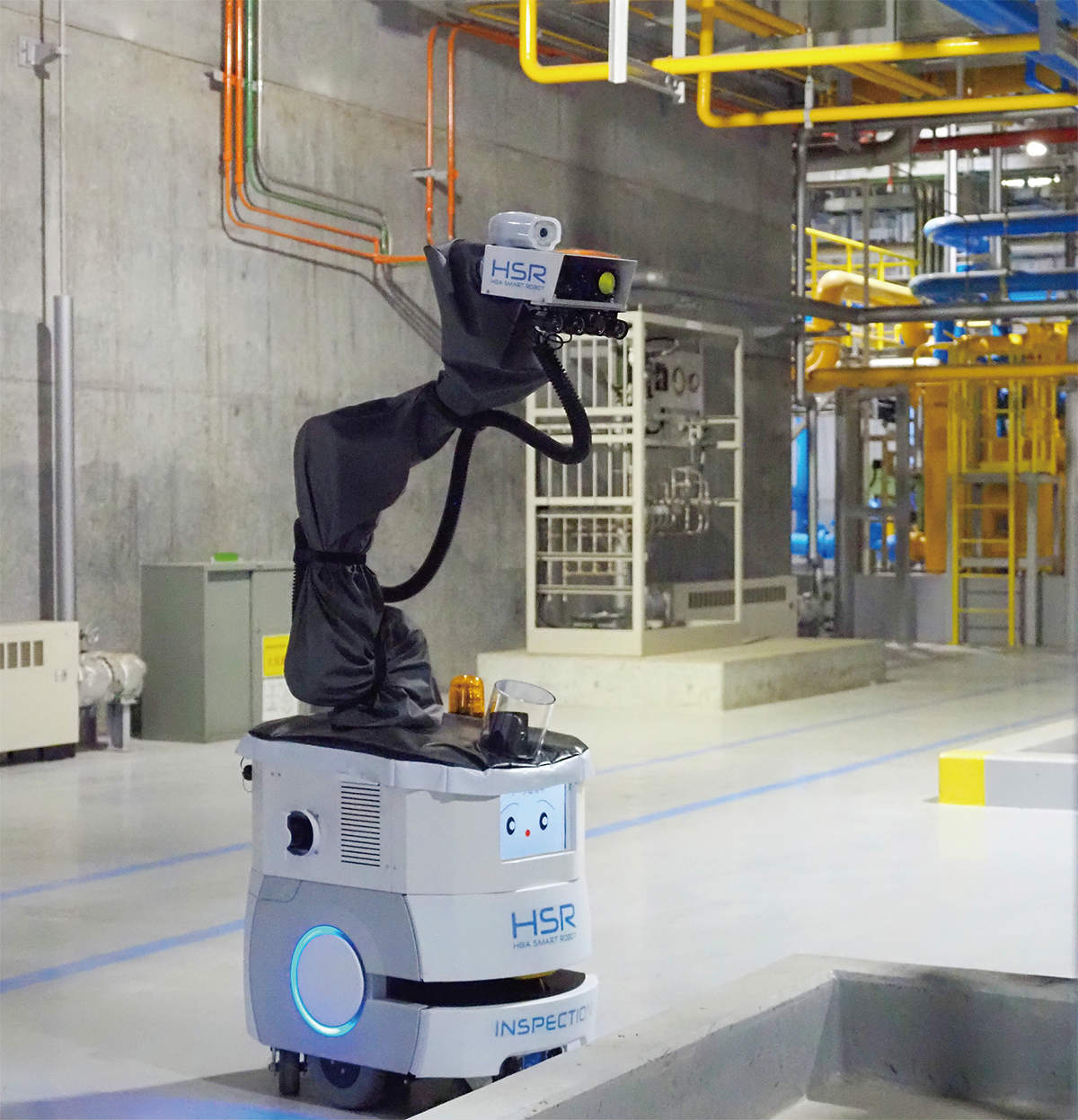 北海道電力、石狩湾の発電所で巡回点検ロボ導入、サーモカメラや油検出