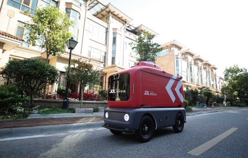 図1　数十の都市で自動配送ロボットがラストワンマイルの配達を担う