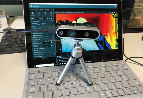 Pythonでアプリを開発できる 深度計測カメラを使ってみよう | 日経クロステック(xTECH)