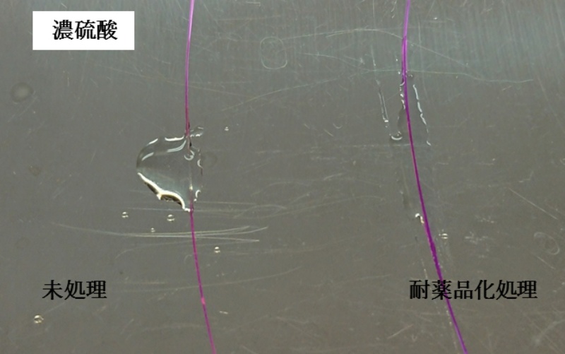 濃硫酸に5分浸しても溶解しないナイロン繊維 大気圧プラズマで加工 日経クロステック Xtech 濃硫酸に5分浸しても溶解しないナイロン繊維 大気圧プラズマで加工 日経クロステック Xtech