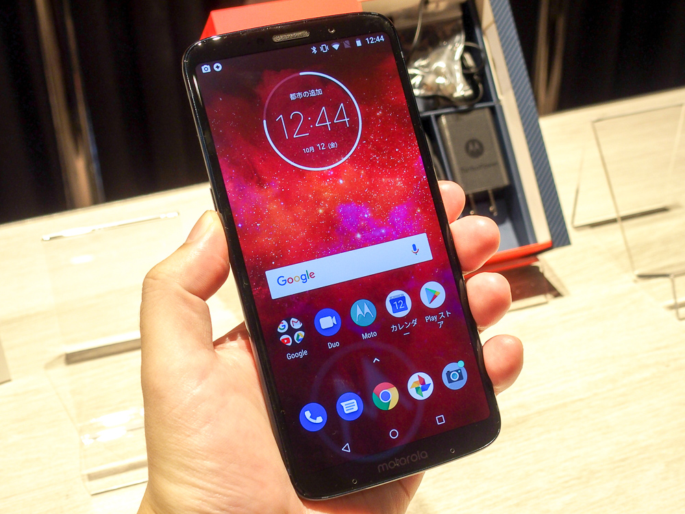 モトローラが「moto z3 play」発表、moto mods対応のSIMロックフリース