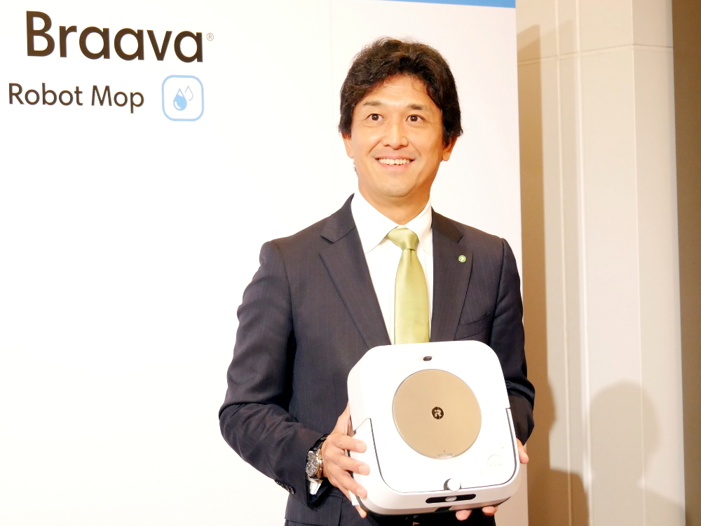 アイロボットの新型床拭きロボ、ルンバと連携して「徹底清掃」 | 日経