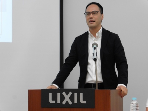 LIXILの理事でLIXIL WATER TECHNOLOGY JAPAN デザイン・新技術統括部 統括部長の白井康裕氏