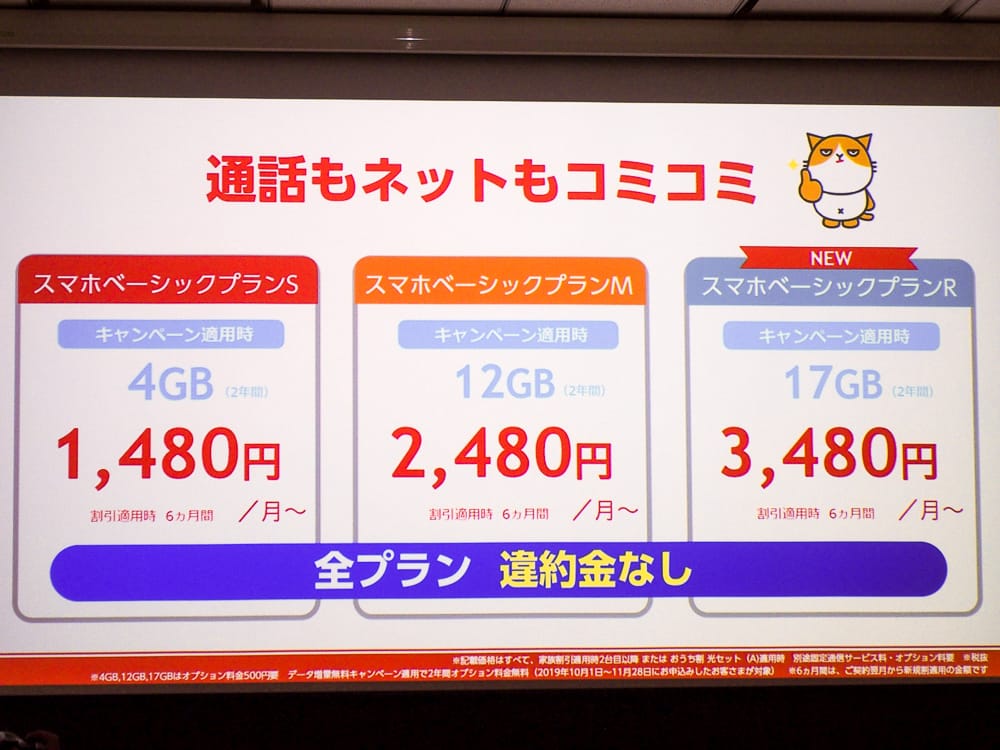 ワイモバイル 違約金