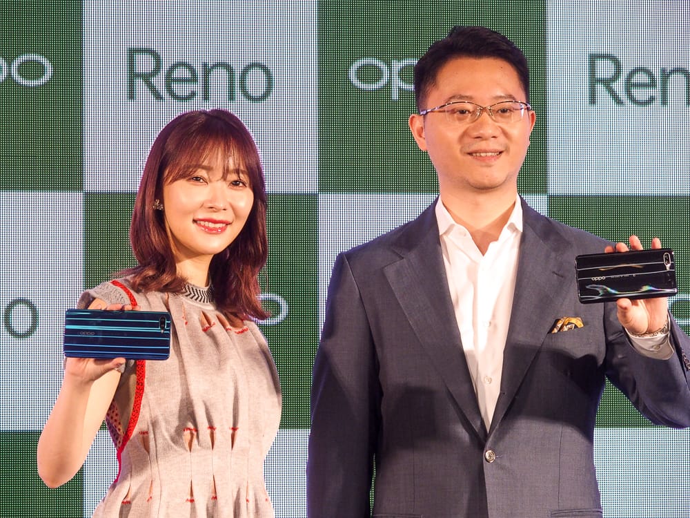 新品　OPPO Reno A シムフリー　オッポ　レノ　防水におサイフケータイ 防水防塵、おサイフケータイ対応のSIMフリースマホ「OPPO Reno A