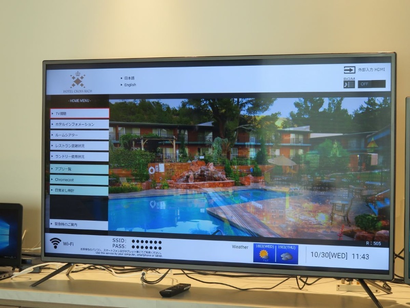 ピクセラが4kスマートテレビを活用したbtob事業 まずはホテル向けに提供 日経クロステック Xtech