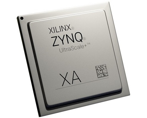 「XA Zynq UltraScale+ MPSoC」。Xilinxの写真