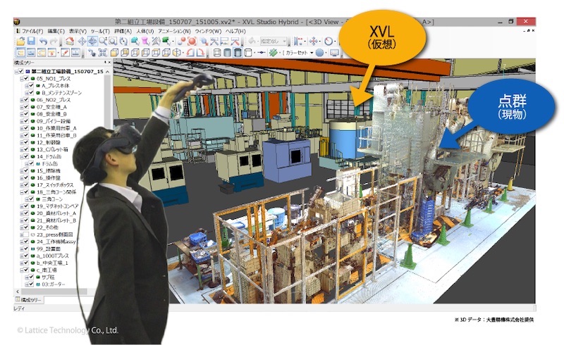 既存設備も新規設備も一緒に確認 ラティスのvr検証ツール新版 日経クロステック Xtech