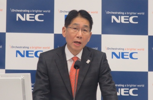 NECの森田隆之副社長兼CFO