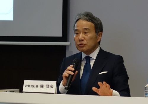 図 DMG森精機取締役社長の森雅彦氏