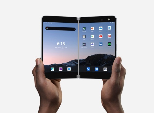 Microsoftの2画面スマホ
