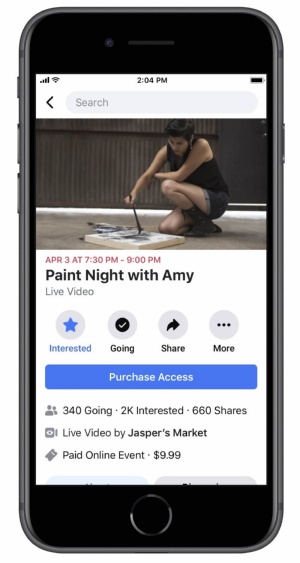 オンラインイベントの画面イメージ