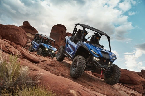 ヤマハ発動機のオフロード専用の新型4輪車「Wolverine RMAX 1000」。2人乗りと4人乗りの2モデルを用意する。(出所:ヤマハ発動機)