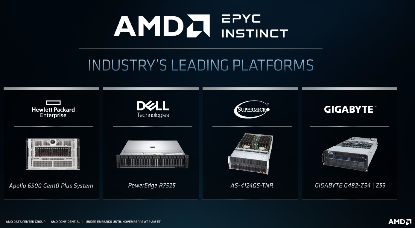 AMDのMPU「EPYC」をベースにしたサーバーに新製品が搭載されるもよう