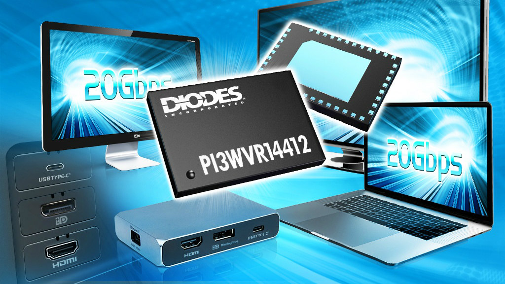8K映像信号に使える高速スイッチIC、Diodesが発売 | 日経クロステック
