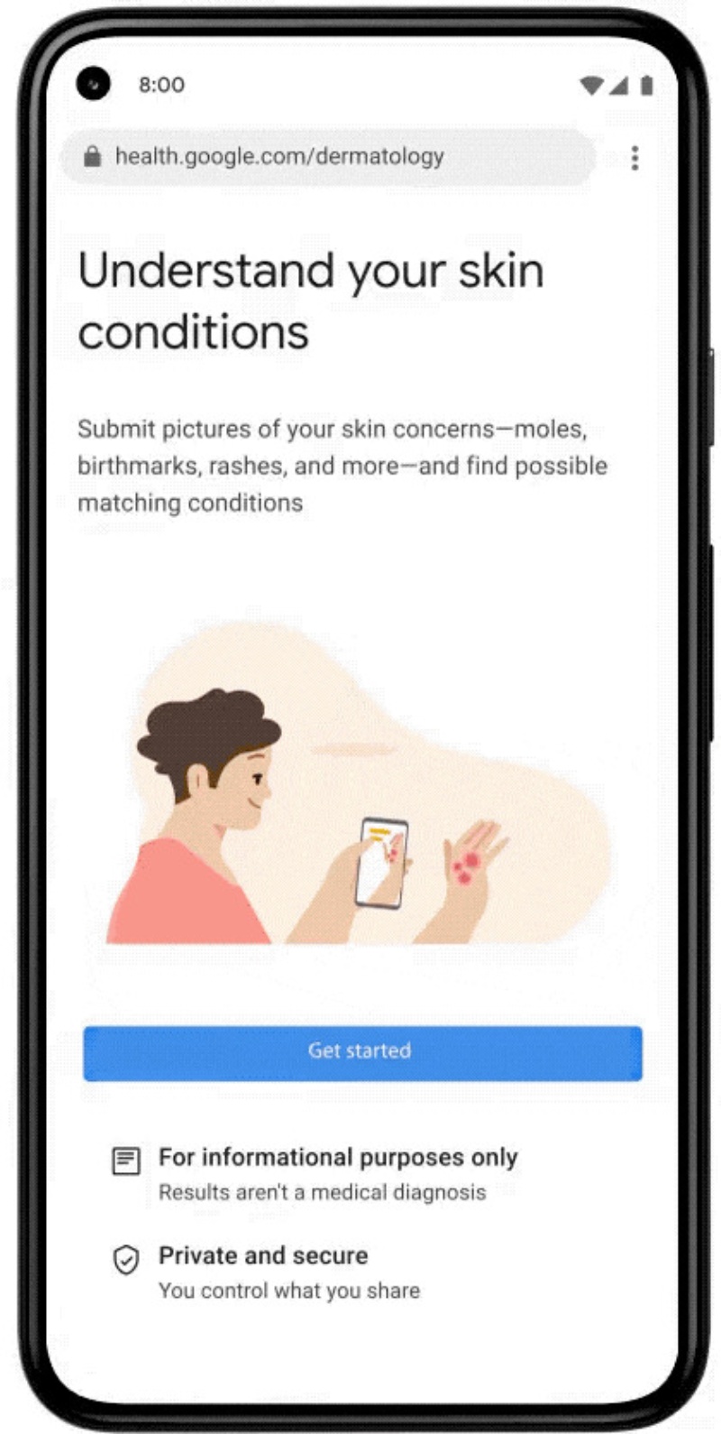 グーグルが皮膚疾患をスマホ写真で 検索 21年中にパイロット版 日経クロステック Xtech グーグルが皮膚疾患をスマホ写真で 検索 21年中にパイロット版 日経クロステック Xtech