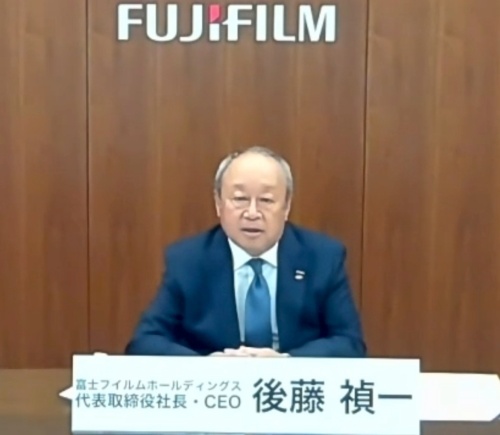 富士フイルムホールディングス代表取締役社長・CEOの後藤禎一氏