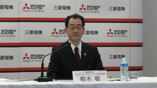 三菱電機常務執行役リビング・デジタルメディア事業本部長の鈴木聡氏 