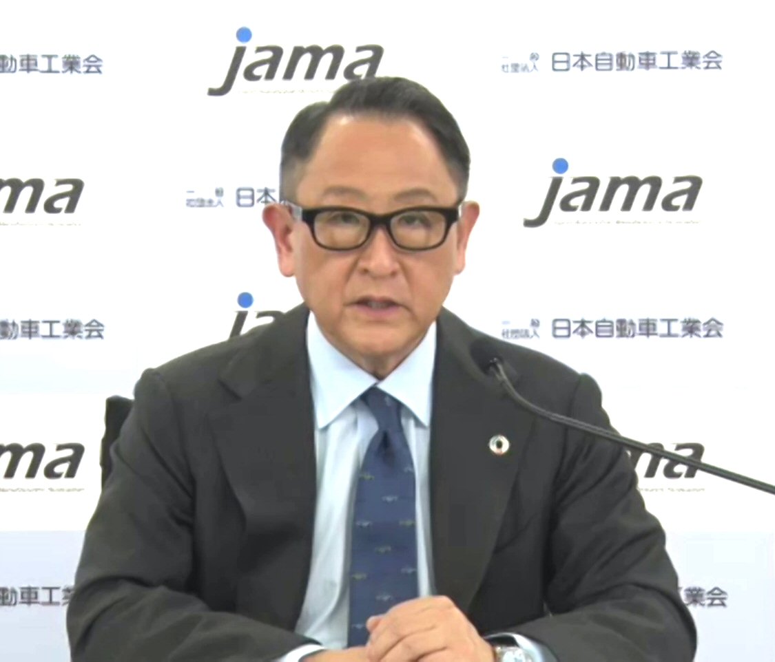 日本自動車工業会（自工会）会長の豊田章男氏