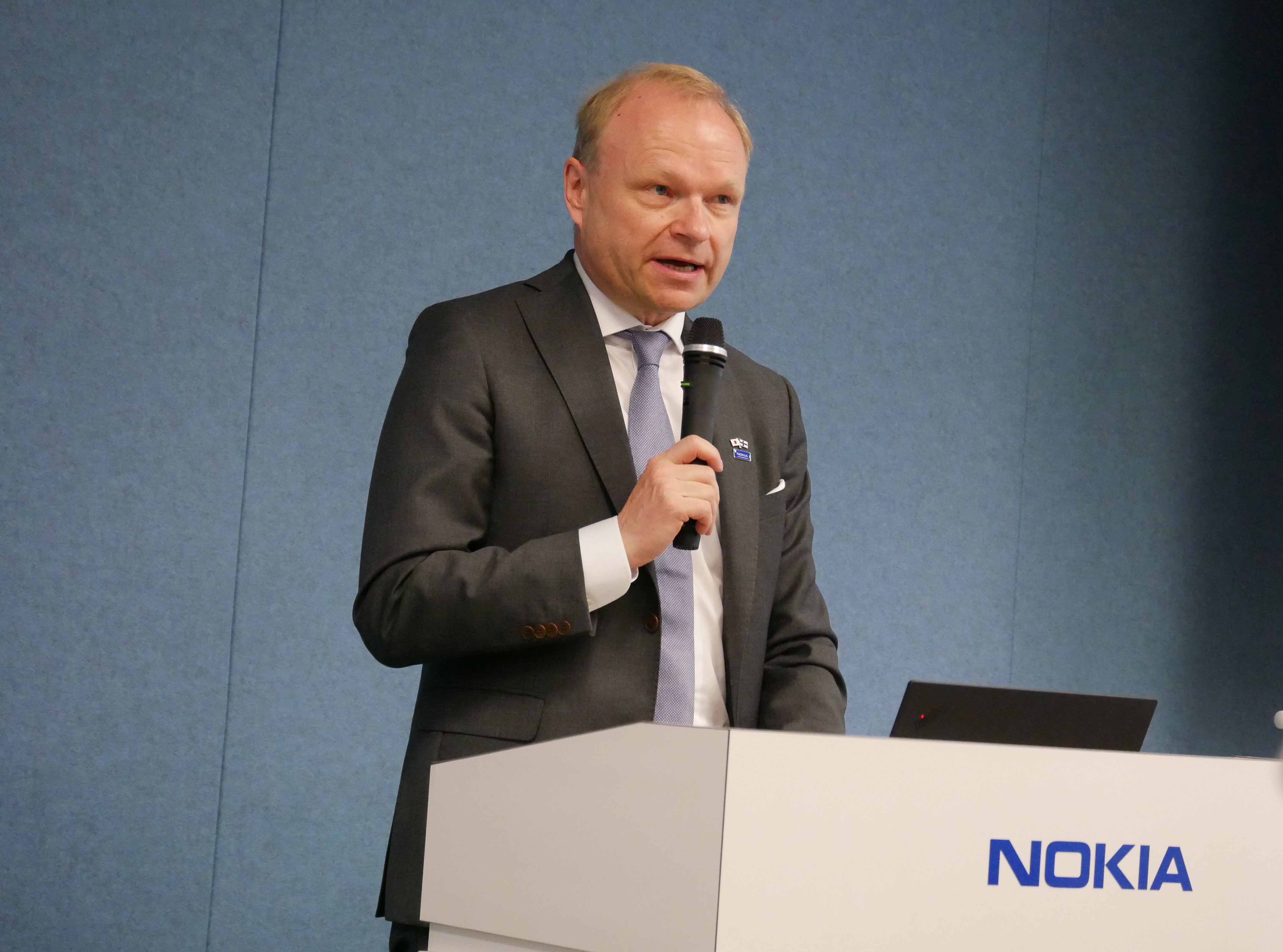 ノキア最高経営責任者（CEO）のペッカ・ルンドマルク氏