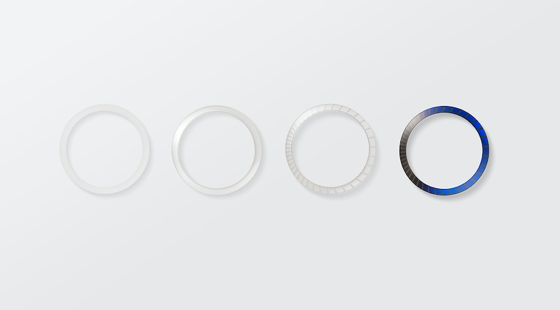 図3：ベゼルリングの加工工程