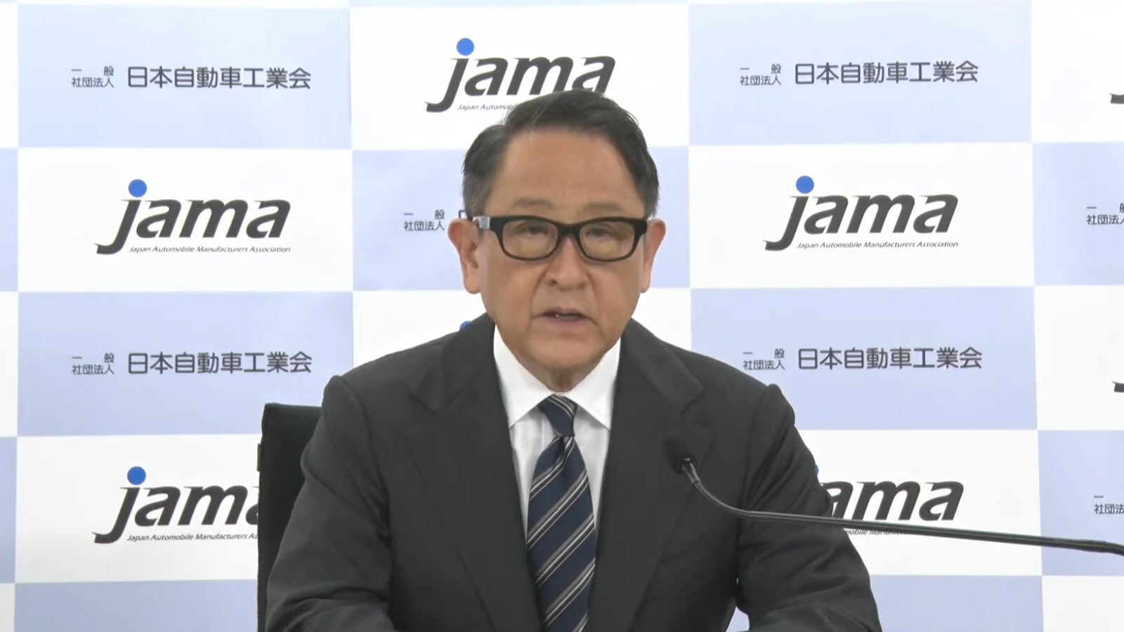 自工会会長の豊田章男氏