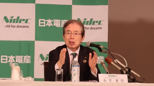 図1 日本電産会長の永守重信氏